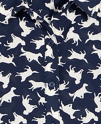 On 34th Women's Button-Front Crepe Shirt