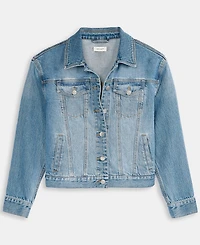 On 34th Women's Modern Denim Trucker Jacket, Macy's Exclusive