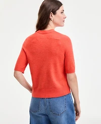 On 34th Women's Saddle Short Sleeve Sweater, Macy's Exclusive