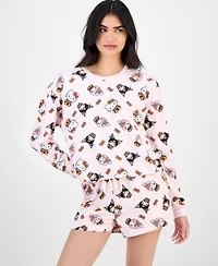 Love Tribe Juniors Spooky Cuties Shorts Shirt