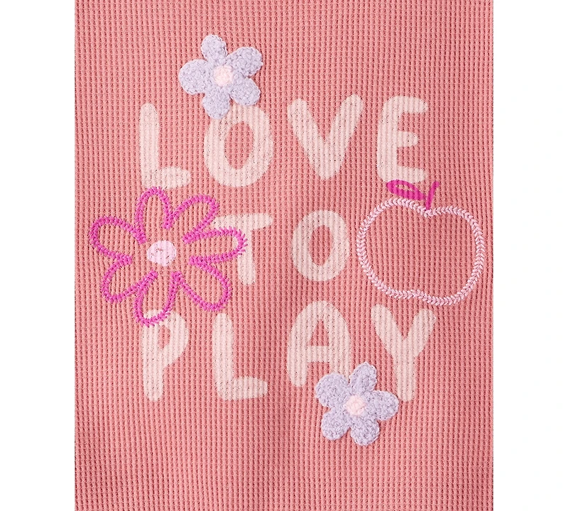 Carter's Toddler Girls Love To Play Graphic Short-Sleeve T-Shirt