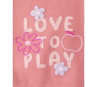 Carter's Toddler Girls Love To Play Graphic Short-Sleeve T-Shirt