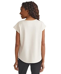 Jones New York Women's Embellished Drop Shoulder Top