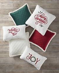 J Queen New York Joy Pillow Boudoir Decorative Pillow, 13" x 21"