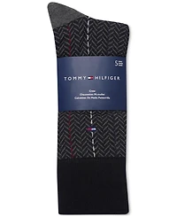 Tommy Hilfiger Men's 5-Pk. Rugby Crew Socks