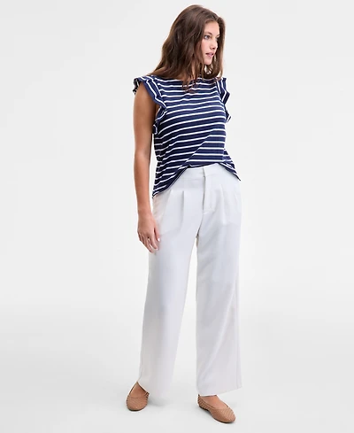 On 34th Women's High-Rise Crepette Trouser Pants, Macy's Exclusive