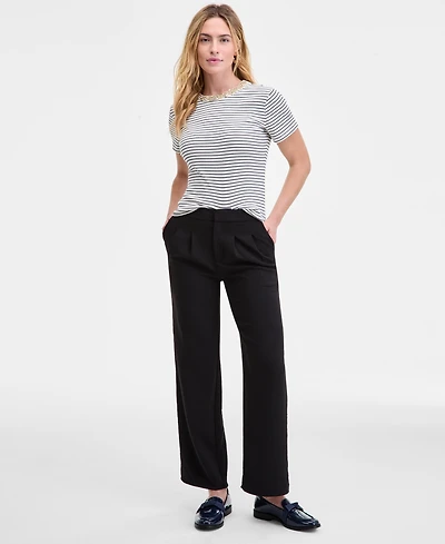 On 34th Women's High-Rise Crepette Trouser Pants, Macy's Exclusive