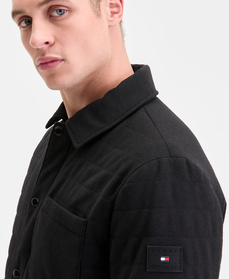 Tommy Hilfiger Men's Quilted Shirt Jacket