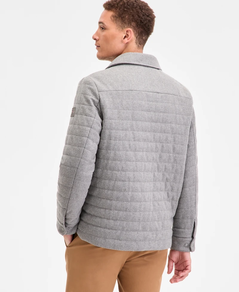 Tommy Hilfiger Men's Quilted Shirt Jacket