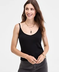On 34th Womens Striped V Neck Tank Xxs 4x Macys Exclusive