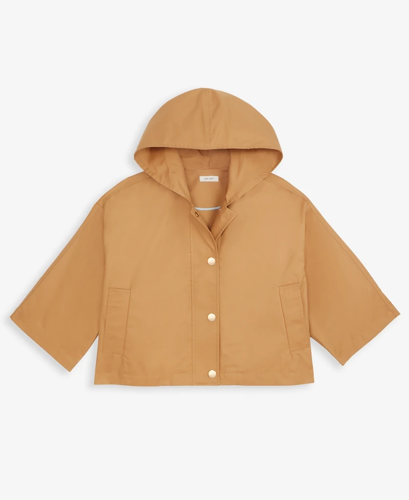 On 34th Women's Cropped Parka Jacket, Macy's Exclusive