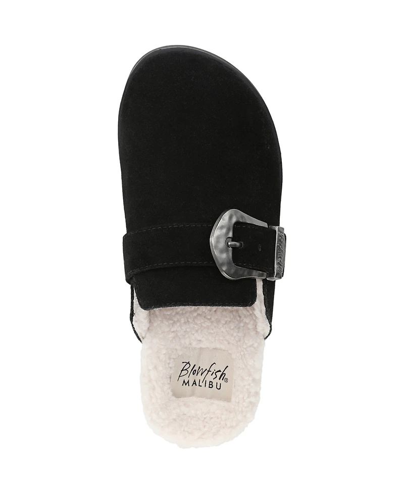 Blowfish Malibu Women's Sienna Cozy Round Toe Slip On Flat Clogs
