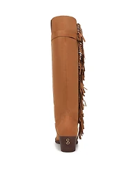 Sam and Libby Women's Farrah Western Fringe Knee High Boots