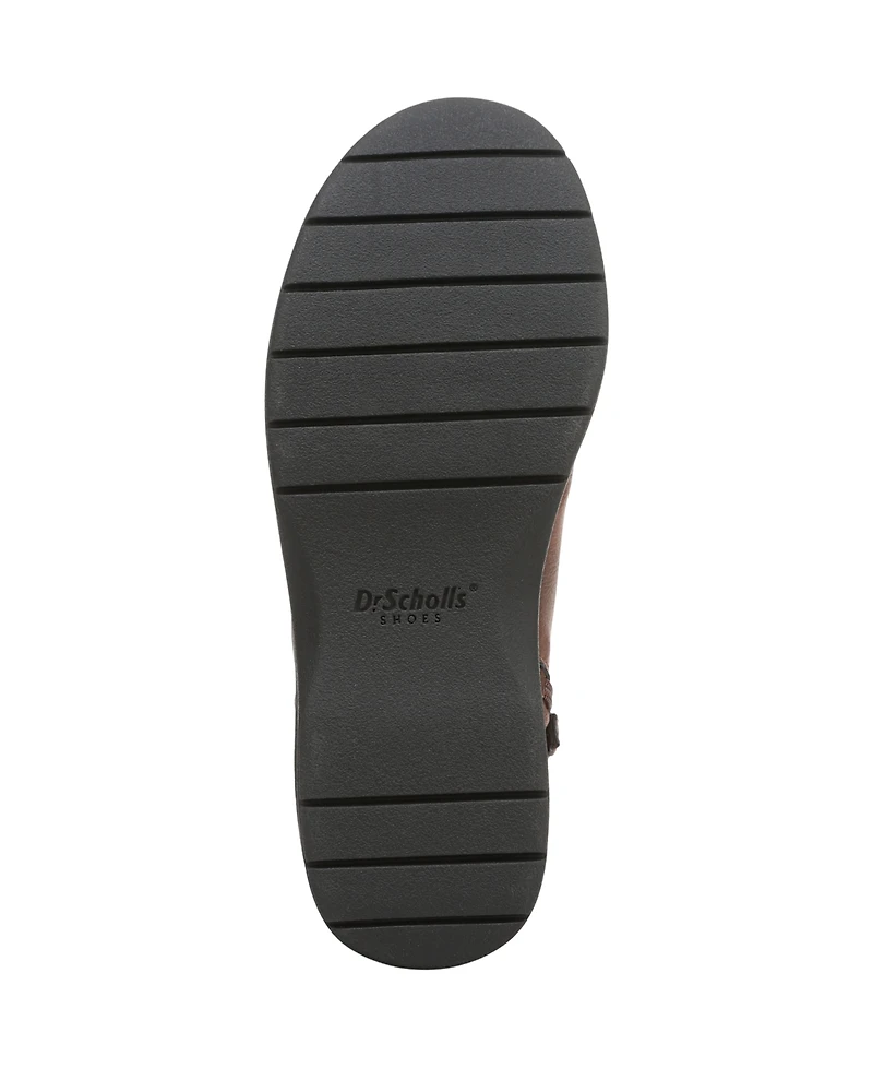 Dr. Scholl's Women's Calm One Round Toe Chelsea Short Boots