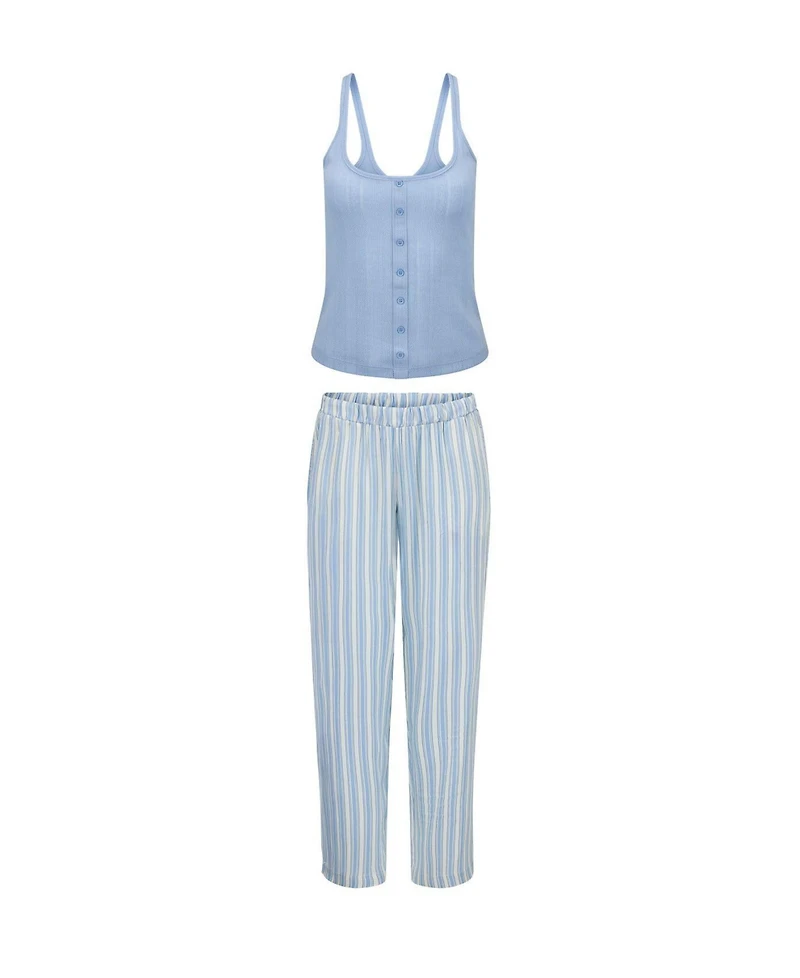 Adore Me Lindsay Women's Pajama Tank Top And Pants Set