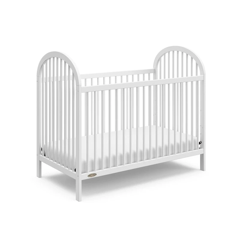 Graco Olivia 3-in-1 Convertible Crib (White) –Gold Certified