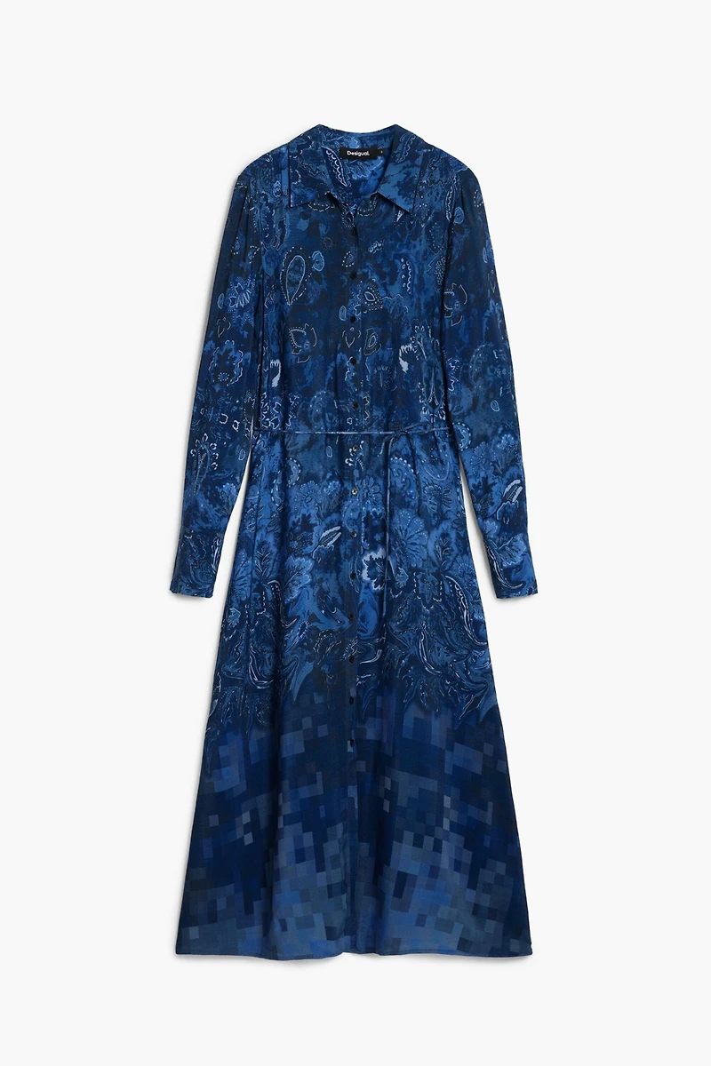 Desigual Women's Paisley shirt dress