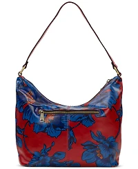 Patricia Nash Elia Hobo Bag - Grecian Rose Print