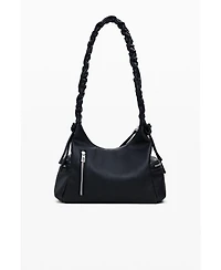 Desigual Women's Medium 3D logo bag with ruched handle