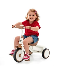 Kids Tricycle Toddler Trike with Adjustable Seat & Storage Basket 3 Wheel Bike