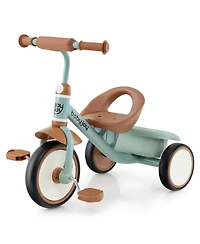 Kids Tricycle Toddler Trike with Adjustable Seat & Storage Basket 3 Wheel Bike