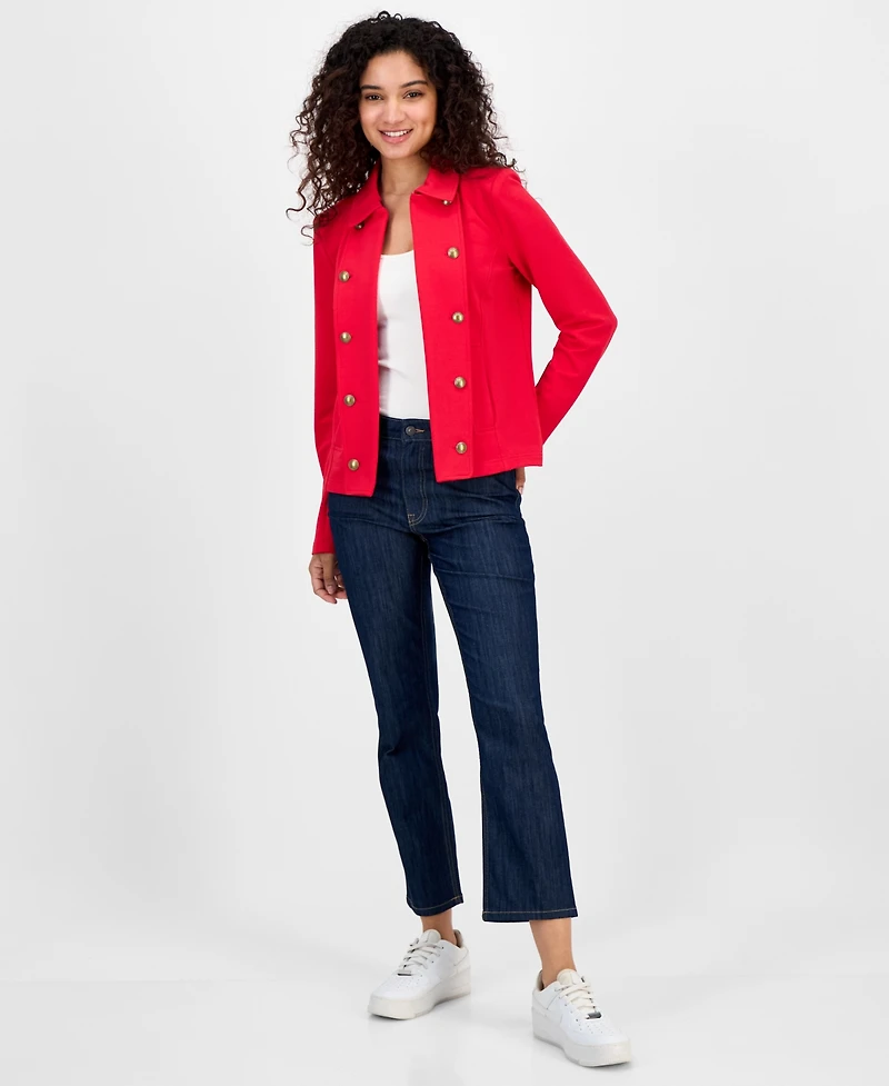 Nautica Jeans Women's Open-Front Captain's Jacket, Online Only