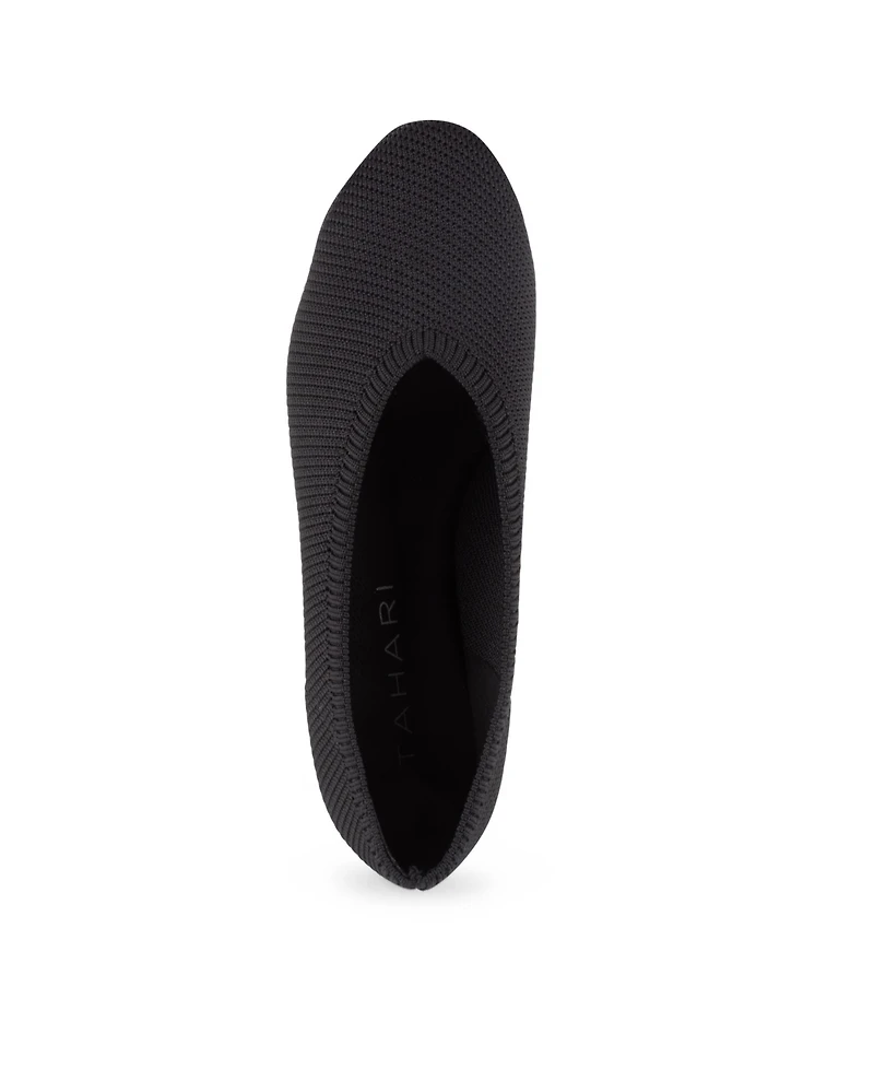 Tahari Women's Martinique Knit Slip-On Flats