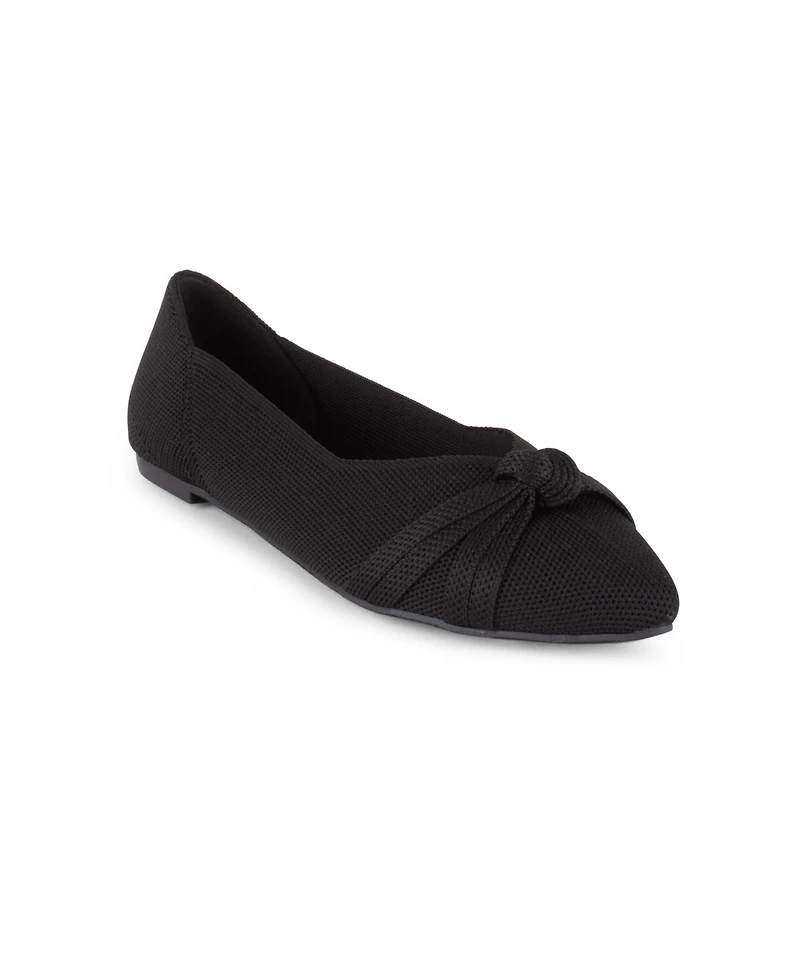 Tahari Women's Catalina Knit Slip-On Flats