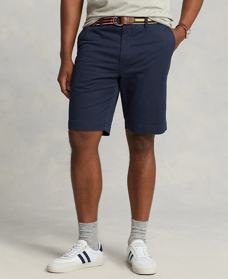 Polo Ralph Lauren Men's Big & Tall Stretch Classic-Fit Chino Shorts