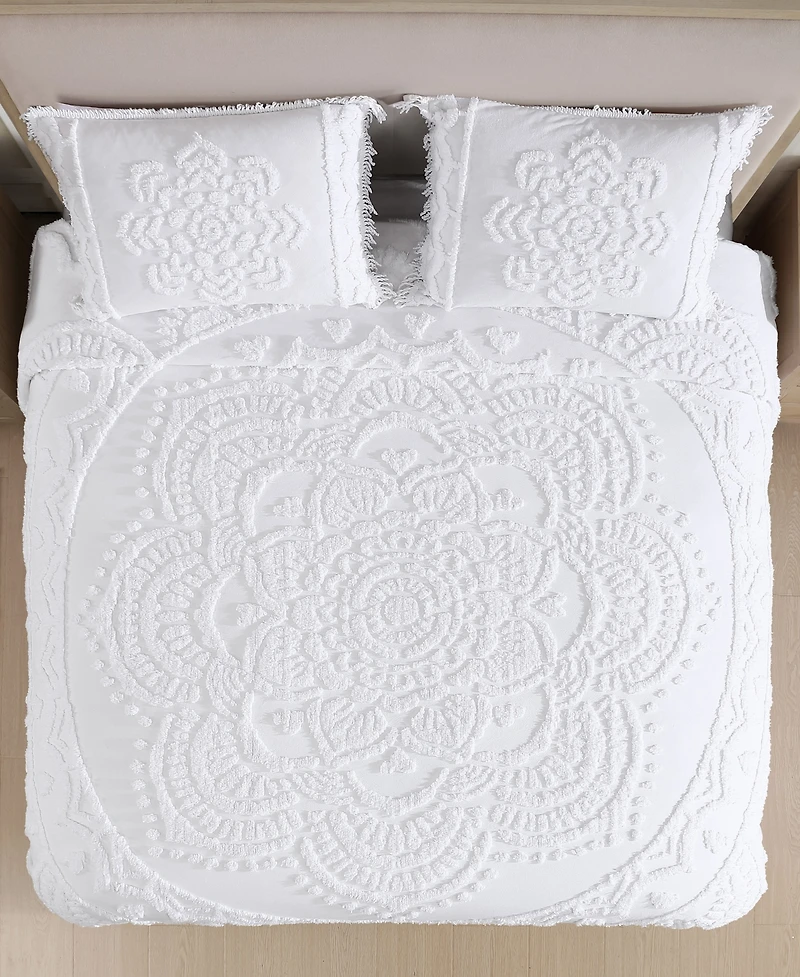 Beatrice Home Fashions Lotus Chenille Lightweight Sham, Standard