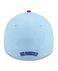 New Era Men's Light Blue/Red San Francisco Giants 2025 Fourth of July 39THIRTY Flex Hat