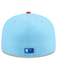 New Era Men's Light Blue/Red San Francisco Giants 2025 Fourth of July 59FIFTY Fitted Hat