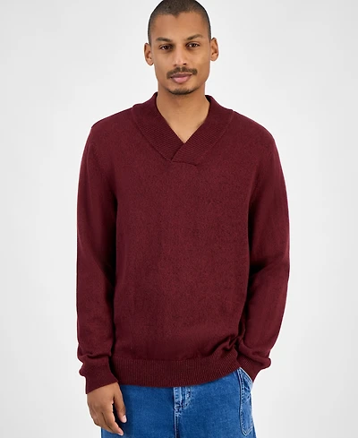 Sun + Stone Men's Shawl-Collar Sweater, Macy's Exclusive