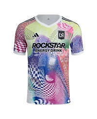 Adidas Men's White Lafc 2025 Pride Pre-Match Jersey