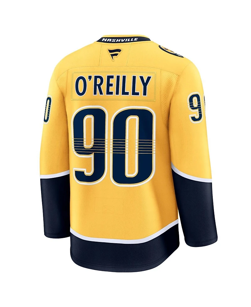 Fanatics Men's Ryan O'Reilly Yellow Nashville Predators Home Premium Jersey