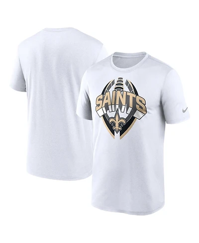 Nike Men's White New Orleans Saints Legend Icon Performance T-Shirt