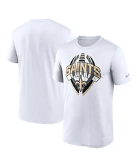 Nike Men's White New Orleans Saints Legend Icon Performance T-Shirt