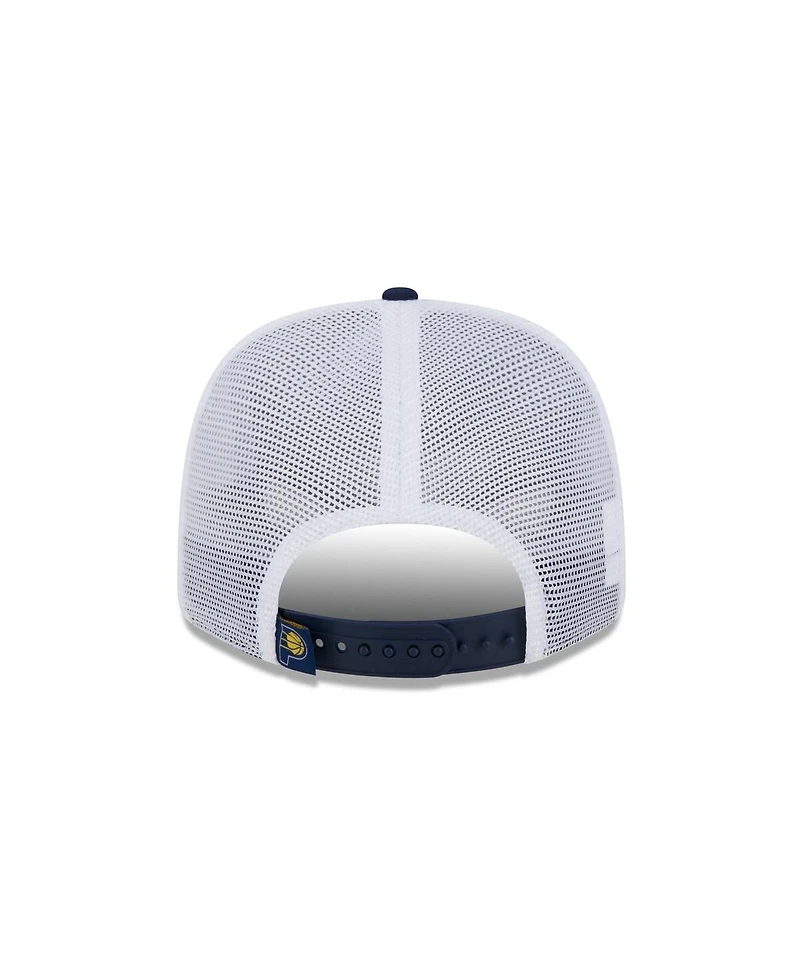 New Era Men's Navy/White Indiana Pacers 9SEVENTY Stretch-Snap Trucker Hat