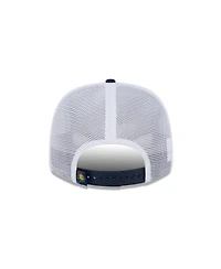New Era Men's Navy/White Indiana Pacers 9SEVENTY Stretch-Snap Trucker Hat