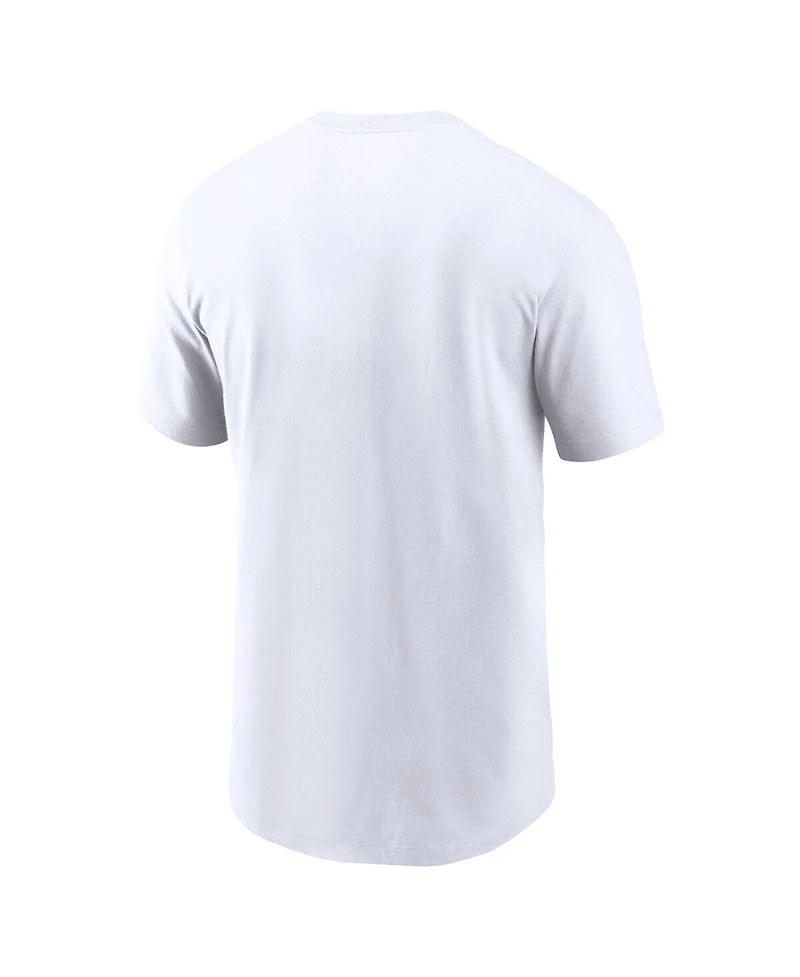 Nike Men's White Alabama Crimson Tide Primetime 2-Hit Swoosh T-Shirt