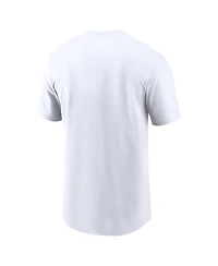 Nike Men's White Alabama Crimson Tide Primetime 2-Hit Swoosh T-Shirt