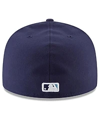 New Era Men's Navy Tampa Bay Rays National Baseball Hall of Fame 59FIFTY Fitted Hat
