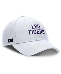 Nike Men's White Lsu Tigers Rise Practice Adjustable Hat