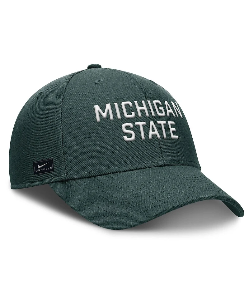 Nike Men's Green Michigan State Spartans Rise Practice Adjustable Hat