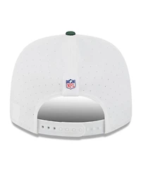 New Era Men's White/Green Green Bay Packers 2025 Nfl Training Camp 9SEVENTY Adjustable Hat