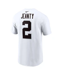 Nike Men's Ashton Jeanty White Las Vegas Raiders 2025 Nfl Draft First Round Pick Player Name Number T-Shirt