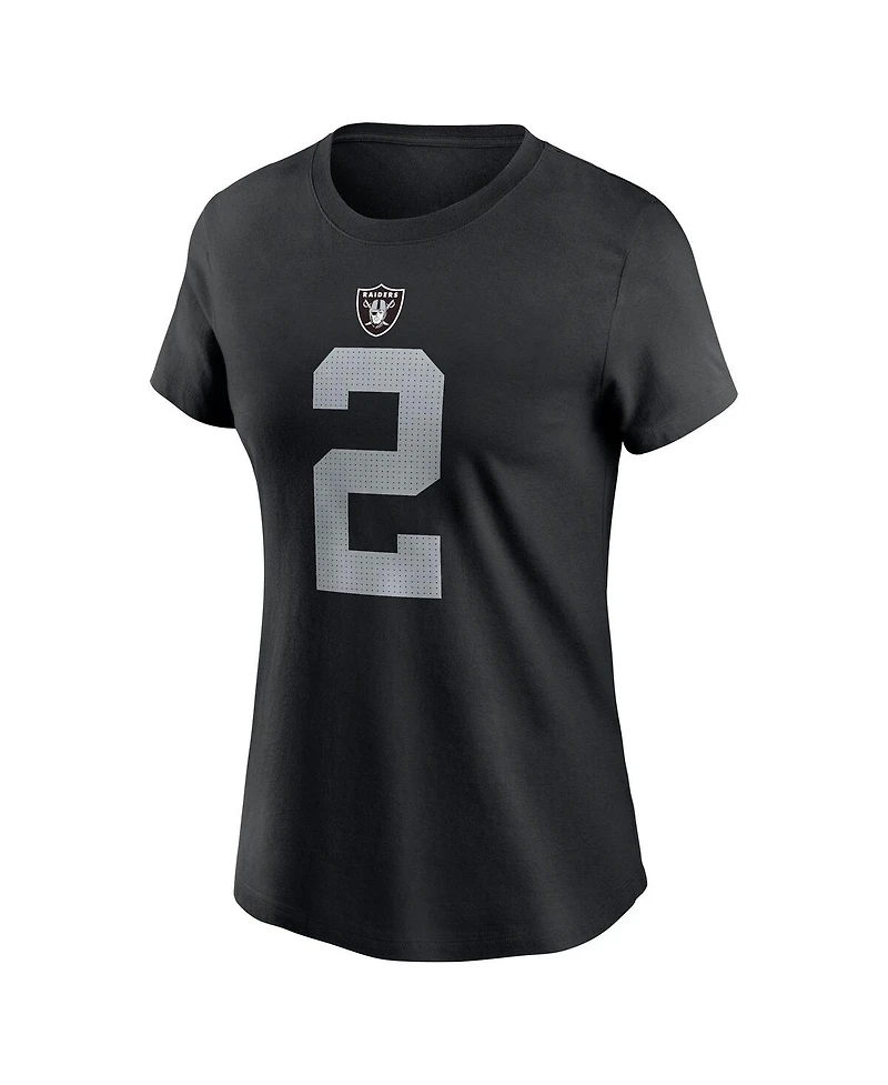 Nike Women's Ashton Jeanty Black Las Vegas Raiders 2025 Nfl Draft First Round Pick Name Number T-Shirt