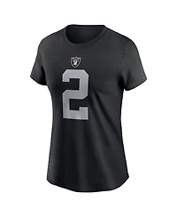 Nike Women's Ashton Jeanty Black Las Vegas Raiders 2025 Nfl Draft First Round Pick Name Number T-Shirt