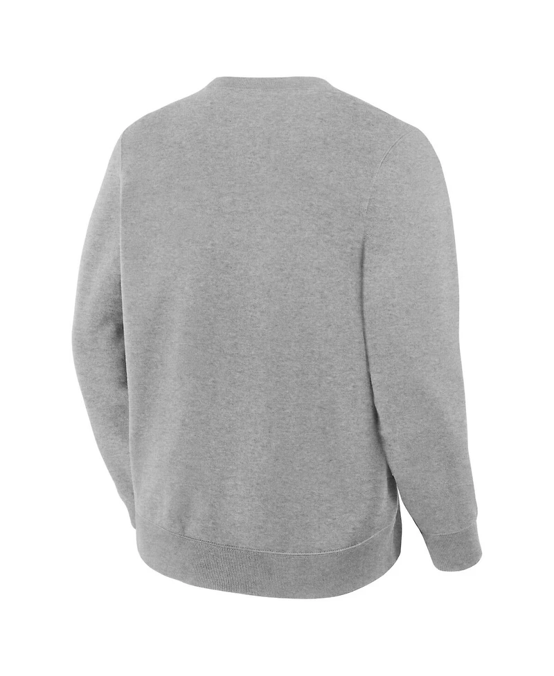 Fanatics Men's Heather Gray Utah Mammoth Combo Legacy Fleece Sweatshirt