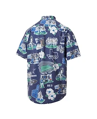 Reyn Spooner Men's Navy Dallas Cowboys Scenic Button-Down Shirt